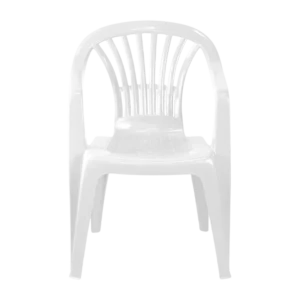 Chaise Alpha – Plastique Résistant – Blanc - Produit Electromax Maroc