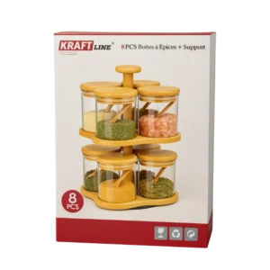 KRAFT LINE – Service Épices GIF-BM-8R (8 Boîtes)
