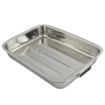 Ibili 651435 – Plat à Four en Acier Inoxydable 35 x 26 x 6,5 cm