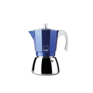 Ibili 629303 Cafetière Espresso Elba Bleue 150 ml - 3 Tasses