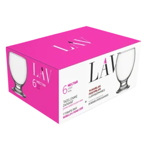 LAV – YR-NEC309 Lot de 6 Verres Nectar