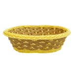 Panier à Pain PNR66-20 – Corbeille Ronde Tressée Jaune
