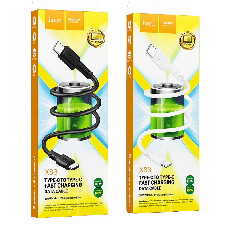 HOCO CAB20X83TC Câble de Charge 3A X83 Type-C Electromax Maroc Câble Hoco usb-c X83 3A - Produit Electromax Maroc