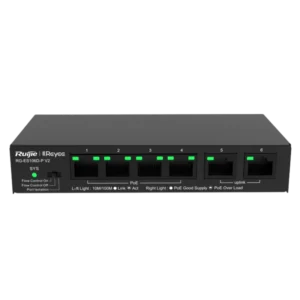RG-ES106D-P V2 Switch PoE Ruijie  6 ports