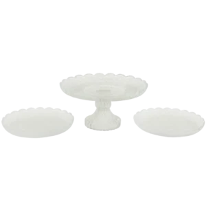 Bohemia GS-7pcs – Service à Tarte en Verre Pressé Premium - Produit Electromax Maroc