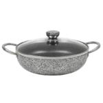 TTC POP 24 cm – Poêle Inox Anti-Adhérente avec Couvercle - Produit Electromax Maroc