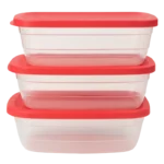 IN-487 Set de 3 Boîtes de Rangement Alimentaire - Produit Electromax Maroc