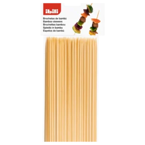 Ibili 753630 Brochettes en Bambou 30 cm – Lot de 50 Pièces - Produit Electromax Maroc