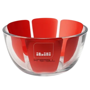 Ibili 480324 – Saladier en Verre 24 cm avec Couvercle