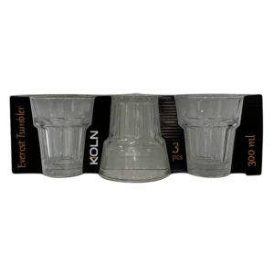 KOLN Verres Everest 300ml lot de 3 - Produit Electromax Maroc