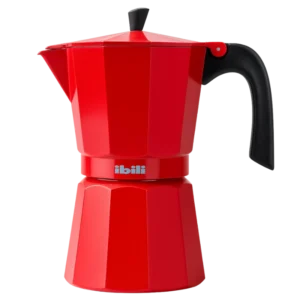 Ibili 612309 – Cafetière à Espresso Bahia Rouge 450 ml - Produit Electromax Maroc