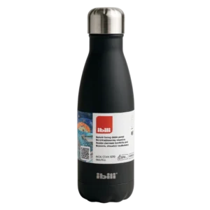 Ibili 758435F Bouteille Isotherme Black 350 ml - Produit Electromax Maroc
