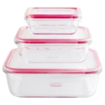 Ibili 754750 Set 3 Récipients Alimentaires Rectangulaires... - Produit Electromax Maroc