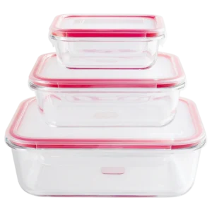 Ibili 754750 Set 3 Récipients Alimentaires Rectangulaires... - Produit Electromax Maroc