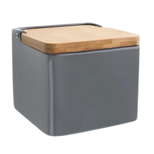 Ibili 714810G Salière Carrée Gris 11×11×9,9 cm - Produit Electromax Maroc