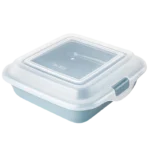 Ibili 690420 Récipient Bleu 14,5×14,5×3,6 cm – Boîte Lunc... - Produit Electromax Maroc