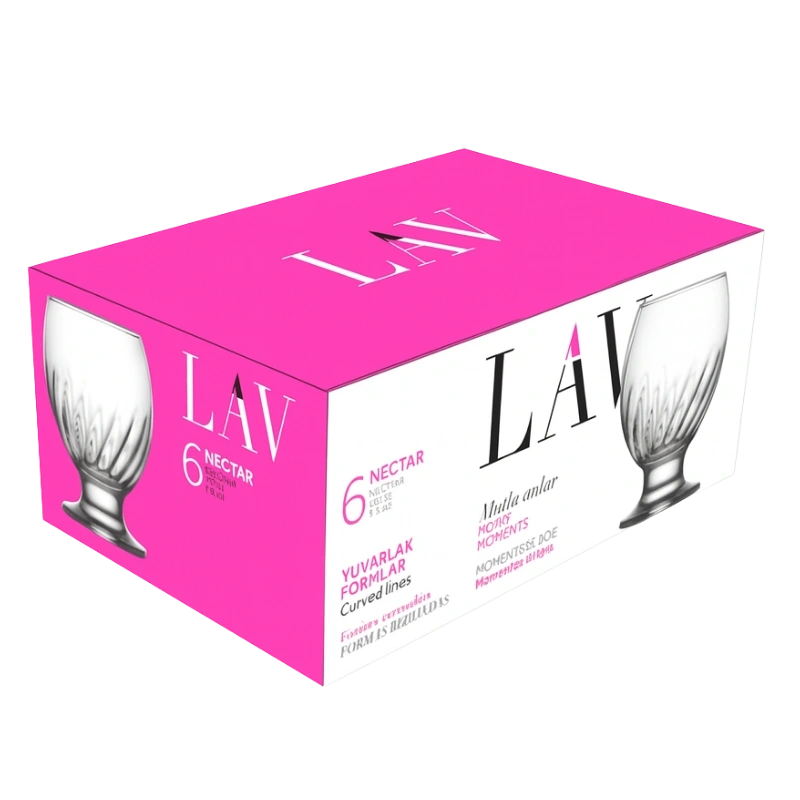 Verres à eau LAV Nectar NEC14-OPT lot de 6 Electromax Maroc Caractéristiques Verres à eau LAV Nectar NEC14-OPT lot de 6 - Photo produit