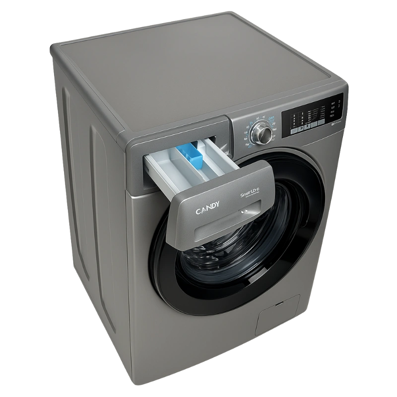 Candy CSO494TWMBG – Lave-Linge 9 kg 1200 tr/min Wi-Fi & Bluetooth, 16 Programmes, Classe A+++ Electromax Maroc Vue détaillée Candy CSO494TWMBG – Lave-Linge 9 kg 1200 tr/min Wi-Fi &am... - Electromax
