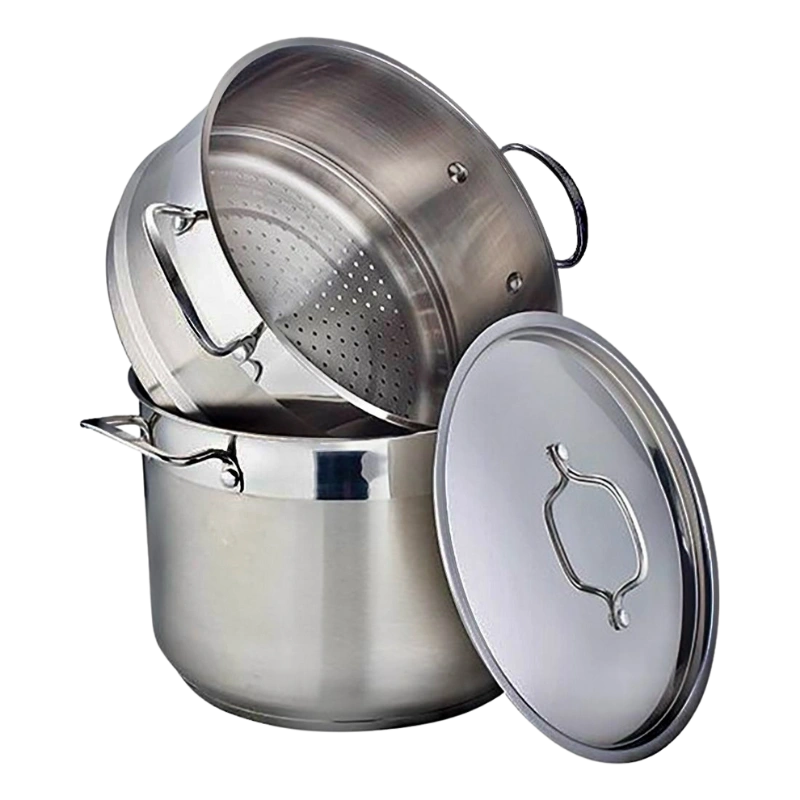 Couscoussier TATCH EK0142 inox Electromax Maroc Vue détaillée Couscoussier TATCH EK0142 inox - Electromax