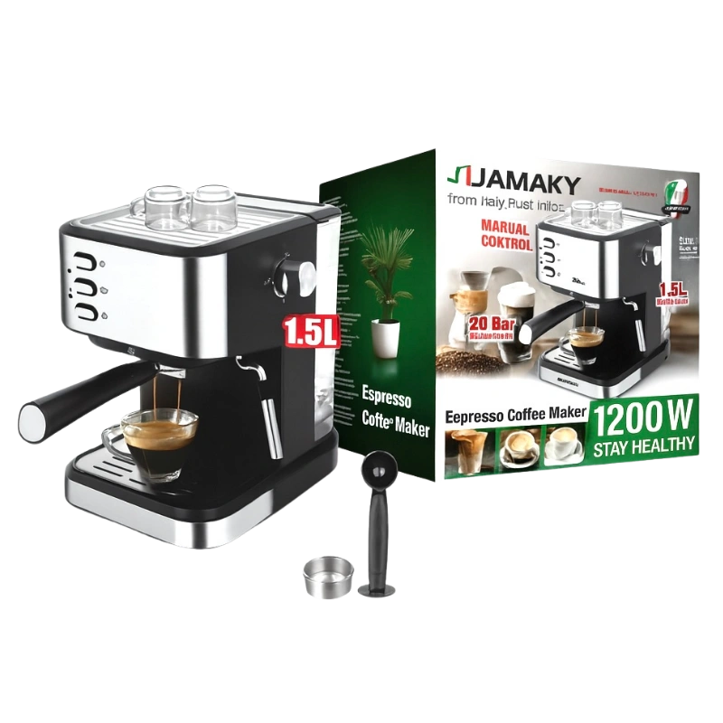 Cafetière Jamaky JMK9009 1200W Electromax Maroc Caractéristiques Cafetière Jamaky JMK9009 1200W - Photo produit