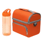 Sac Boîte Enfant OMR-KL-LB-004 avec Gourde – Orange - Produit Electromax Maroc