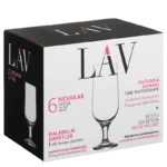 YR – NEV576 Lot de 6 Verres à Pied 400 ml - Produit Electromax Maroc