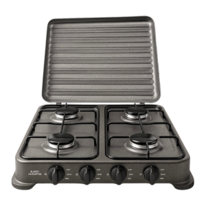 Magic Home ITH-JX-5004 – Réchaud 4 Feux à Gaz avec Couvercle - Produit Electromax Maroc