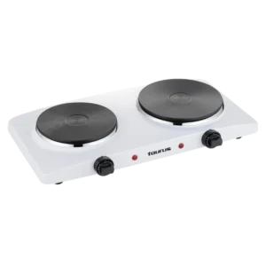Taurus Volcano Duo – Plaque Électrique 2500W Blanc - Produit Electromax Maroc