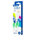 KAKU CAB90KSO8 Câble Lightning 1M KSC805 pour iPhone - Produit Electromax Maroc