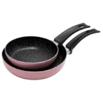 Flora – Set de 2 Poêles Anti-Adhérentes