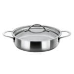 Ibili 605324 – Plat Rond Noah Inox 24 cm avec Couvercle - Produit Electromax Maroc