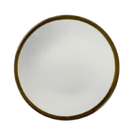 ITH Plat 6 Gold A – Assiette Élégante en Porcelaine