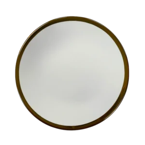 ITH Plat 6 Gold A – Assiette Élégante en Porcelaine