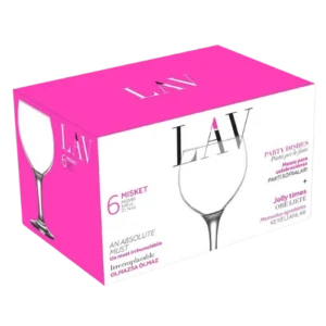 YR – MIS560 Lot de 6 Verres à Pied 315 ml