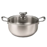 Lamacom F24TL-14 – Faitout TRI-PLY Inox 18/10 (24 cm – 4,7 L)