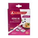 Lamacom SERIE DE 3 MOULE A CHAUSON-0633 Moules à Pâte – E... - Produit Electromax Maroc