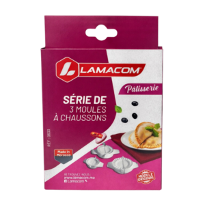 Lamacom SERIE DE 3 MOULE A CHAUSON-0633 Moules à Pâte – E... - Produit Electromax Maroc
