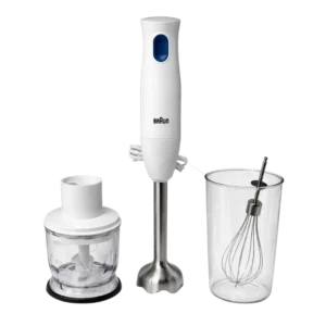 BRAUN MQ100 Mixeur Plongeant 450W avec Mini Hachoir &... - Produit Electromax Maroc