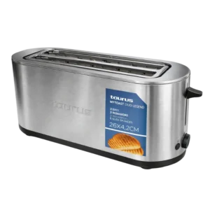 Taurus MYTOAST DUPLO LEGEND Grille-Pain 1400 W Double Fente Acier Inoxydable
