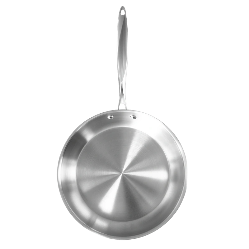 Lamacom P30TL-23 – Poêle TRI-PLY Inox 30 cm Electromax Maroc Lamacom P30TL-23 – Poêle TRI-PLY Inox 30 cm – Image 2
