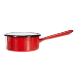 Ibili 912612 Casserole Promo Rouge 12 cm – Acier Émaillé 0,6 L