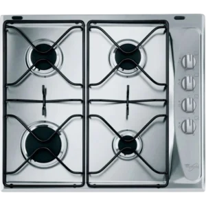 Whirlpool AKM 268/IX Plaque Gaz 4 Feux –7300W - Produit Electromax Maroc