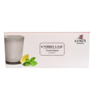 Verre L3601 Amber DR – Lot de 6 Verres à Eau