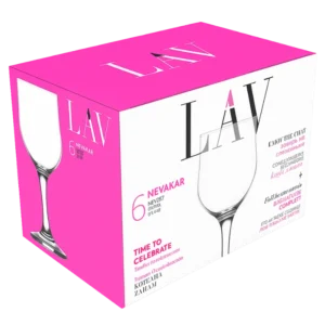 YR – NEV570 Lot de 6 Verres à Pied