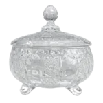 Delisoga DSTG16 – Bonbonnière en Verre Transparent avec C... - Produit Electromax Maroc