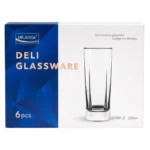 Delisoga JS1001-2 – Set de 6 Verres 320ml Deli Glassware - Produit Electromax Maroc