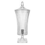 BNB-130-25-B Bonbonnière en Verre sur Pied avec Robinet