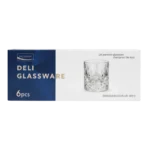 Delisoga DSKB265A – Set de 6 Verres 300ml Deli Glassware - Produit Electromax Maroc