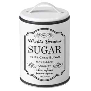 Ibili 812504 Pot de Conservation White Sugar avec Poignée