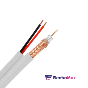 Câble double coaxial + power 200 - Produit Electromax Maroc